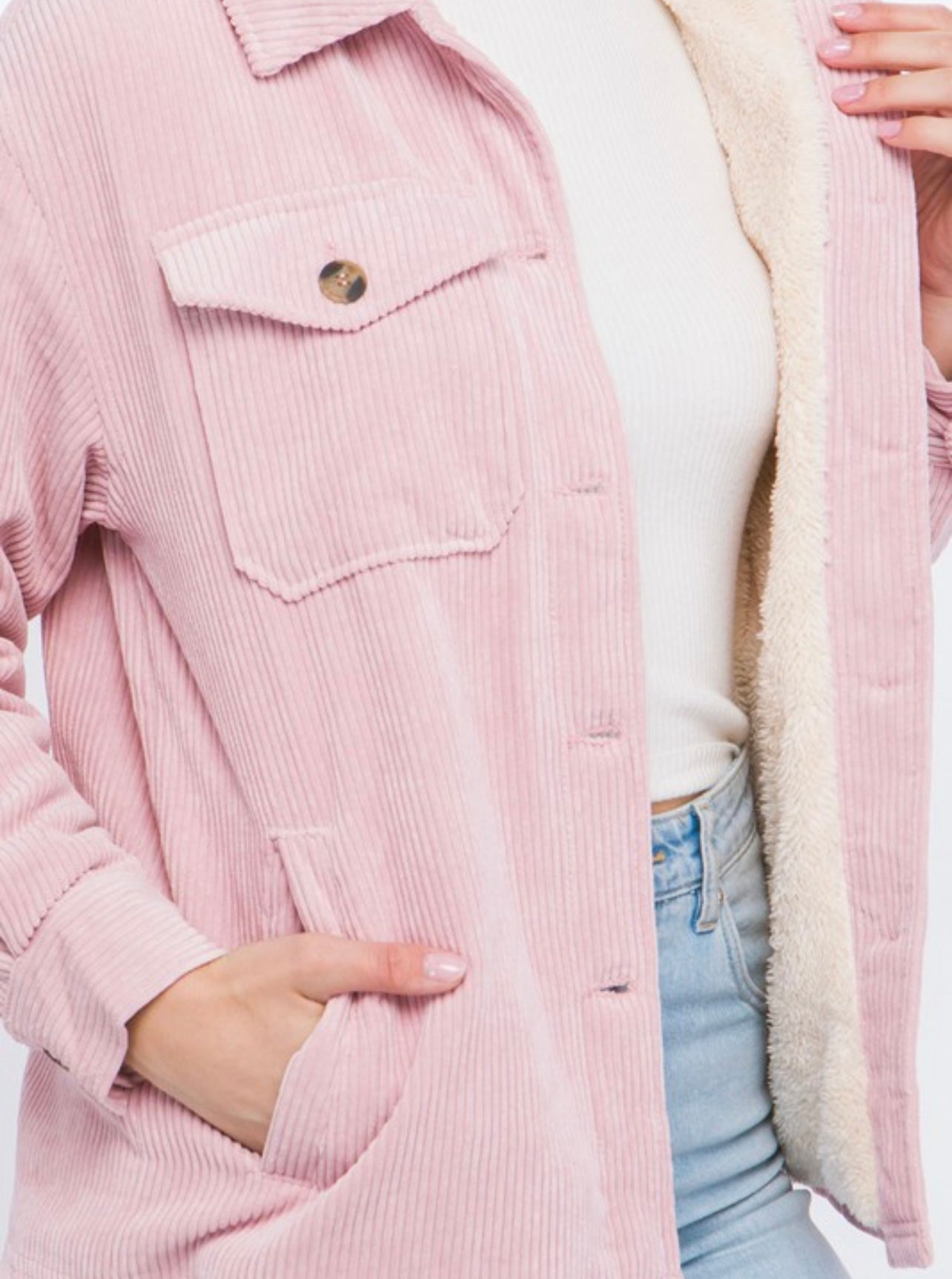 Corduroy Sherpa Jacket