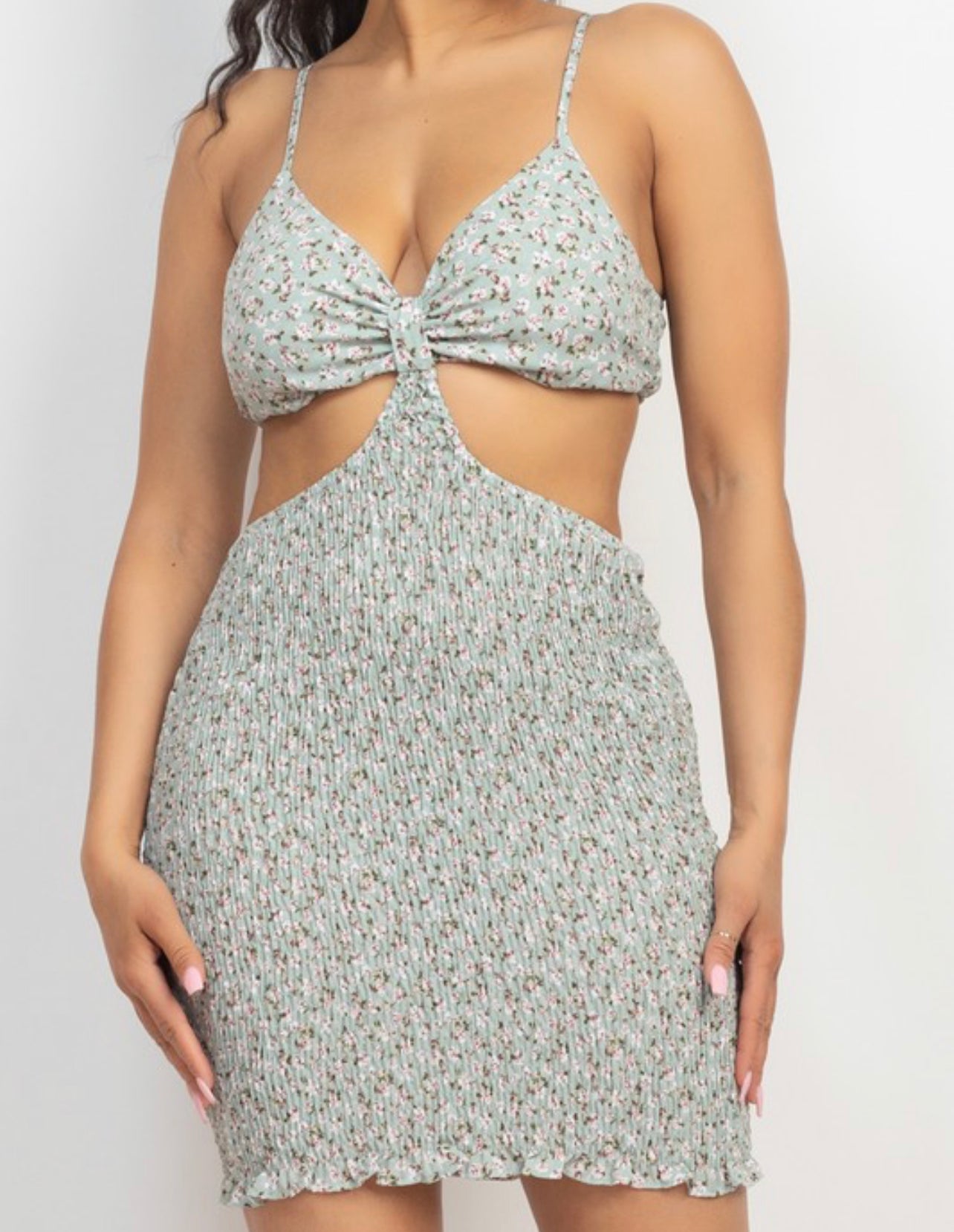 Cut Open Back Dress