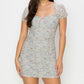 Bodycon Floral Dress