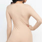 Buttoned Bodycon Romper
