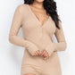 Buttoned Bodycon Romper