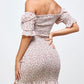 Floral Bodycon Dress