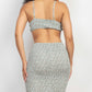 Cut Open Back Dress